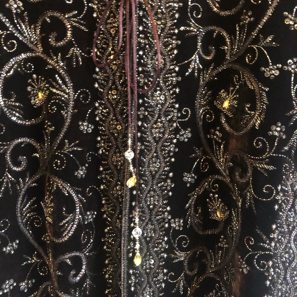 Gorgeous Indian Beaded Coat and Dress - Picture 5 of 9